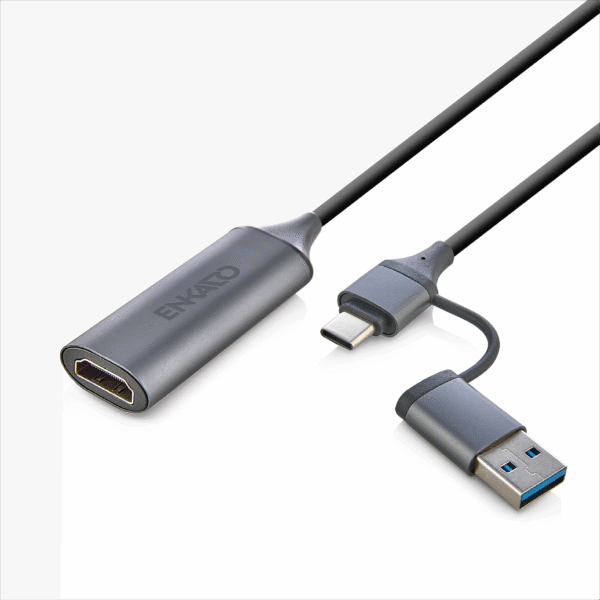 Enkado EKD-TP46 Type-c+ USB 3.0 to Hdmi Vi̇deo Capture