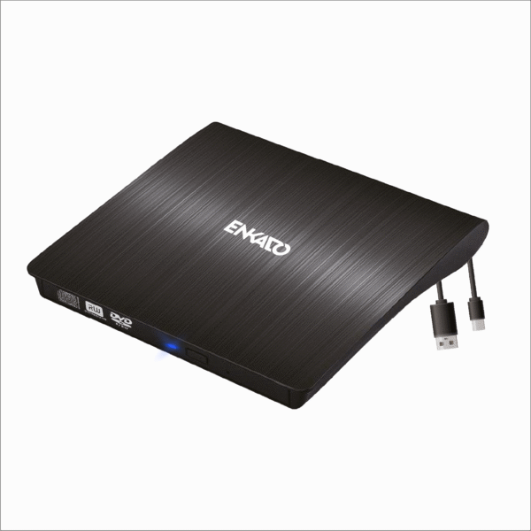 Enkado EKD-UDVD120 Usb 3.0 Dvd-R/CD-R/RW Hari̇ci̇ Opti̇k Yazıcı + Type-C
